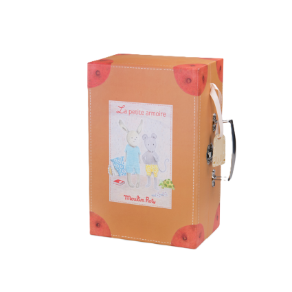 Valise vide orange La Grande Famille 