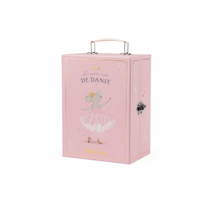 Valise vide rose La petite école de danse
