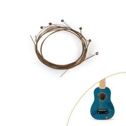 Lot de 6 cordes de guitare