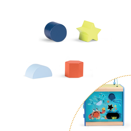 Kit de 4 formes pour le cube d'activités