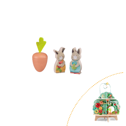 Kit 2 lapins + radis