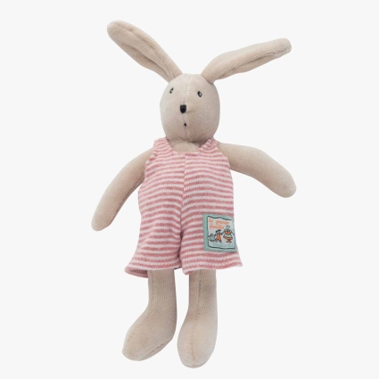 Peluche Sylvain le lapin Les ToutPetits La Grande Famille Moulin Roty 