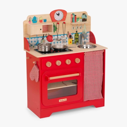 Cuisiniere en bois La Grande Famille Moulin Roty
