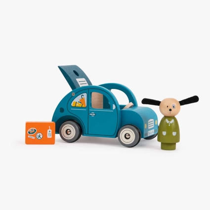 Voiture weekend en bois La Grande Famille Moulin Roty