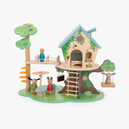 Cabane dans les arbres en bois La Grande Famille Moulin Roty