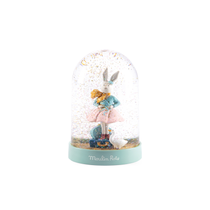 Boule à neige globe lapin La petite école de danse Moulin Roty