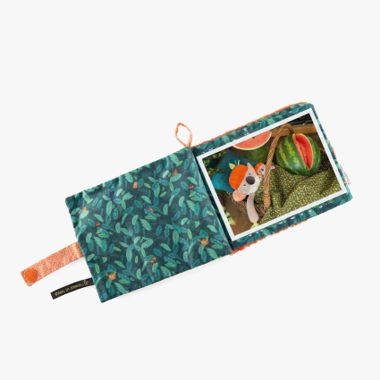 Album photo textile panthère