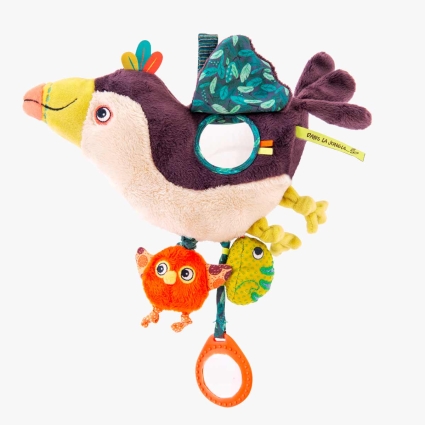 Peluche d'activites a suspendre Pakou Dans la jungle Moulin Roty