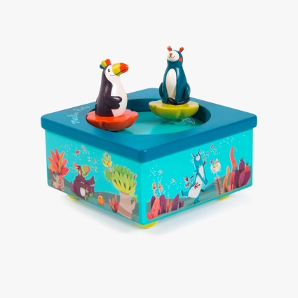 Boite a musique Dans la jungle Moulin Roty