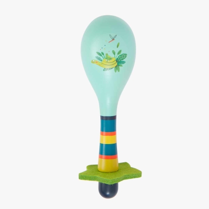 Maracas bleue Dans la jungle Moulin Roty