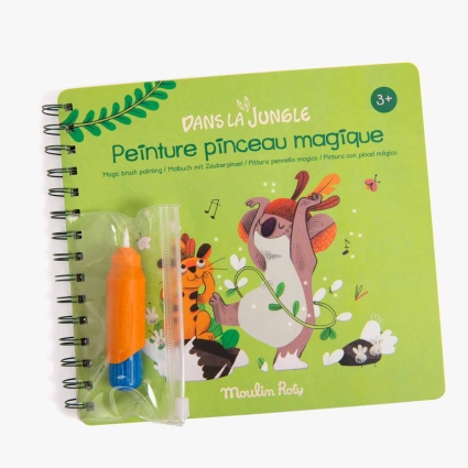 Peinture pinceau magique Dans la jungle Moulin Roty