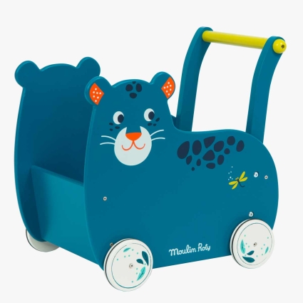 Chariot de marche panthere Dans la jungle Moulin Roty