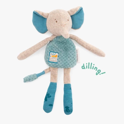 Doudou hochet Elephant Sous mon baobab Moulin Roty
