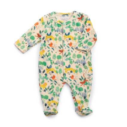Pyjama velours jungle