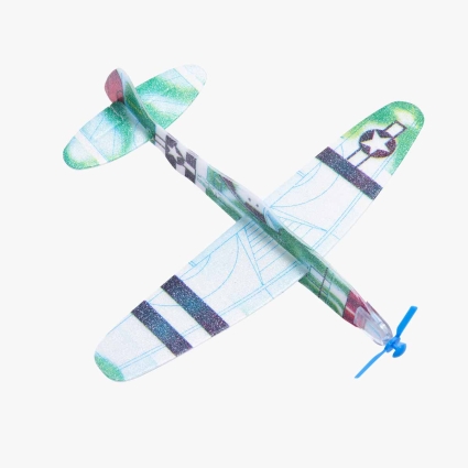 Avion en polystyrene Thunderbolt Les Petites Merveilles Moulin Roty