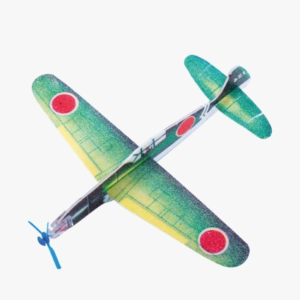 Avion en polystyrene Mitsubishi Les Petites Merveilles Moulin Roty