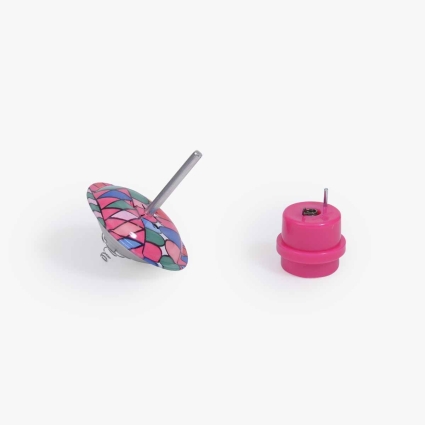 Toupie sautillante rose Les Petites Merveilles Moulin Roty
