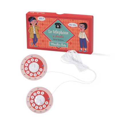 Téléphone à ficelle Les Petites Merveilles Moulin Roty