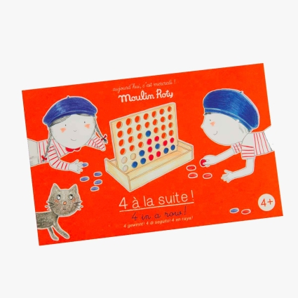 Jeu de 4 a la suite Aujourd'hui c'est mercredi Moulin Roty