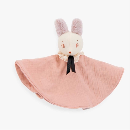 Doudou a broder souris rose Apres la pluie Moulin Roty