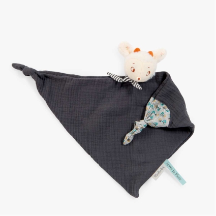 Doudou a broder mouton gris Apres la pluie Moulin Roty