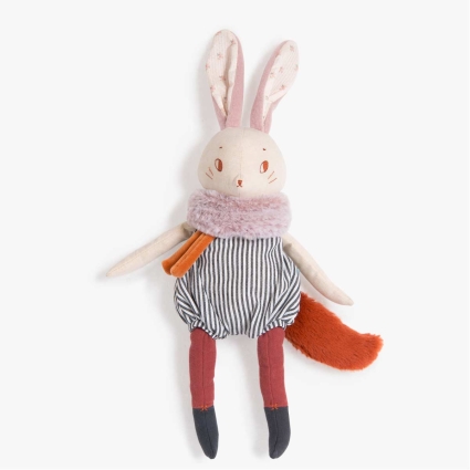 Peluche Grand lapin Plume Apres la pluie Moulin Roty