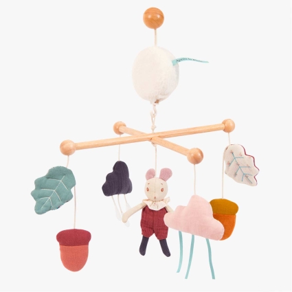 Mobile musical croisillon Apres la pluie Moulin Roty