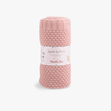 Couverture bébé laine mixte Après la pluie Moulin Roty