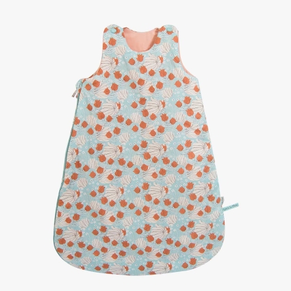 Gigoteuse fleurie bleue 70 cm Apres la pluie Moulin Roty