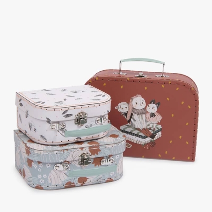 Set 3 valises Apres la pluie Moulin Roty