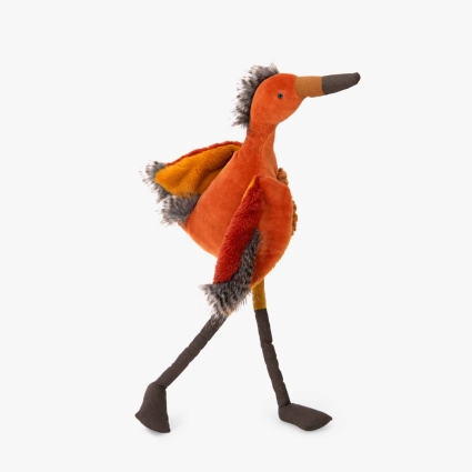 Peluche Oiseau aigrette Tout autour du monde Moulin Roty