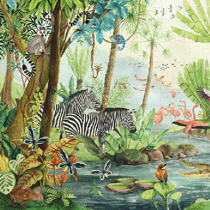 Puzzle Forêt tropicale 350 pcs