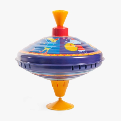 Grande toupie fanfare Les jouets metal Moulin Roty