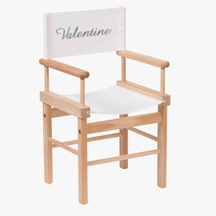 Fauteuil metteur en scène personnalisable naturel