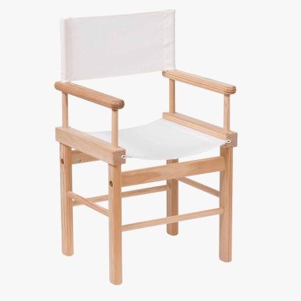 Fauteuil metteur en scene personnalisable naturel Moulin Roty