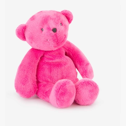 Peluche Ours rose 30 cm Les P'tits Doudous de l'hopital Moulin Roty