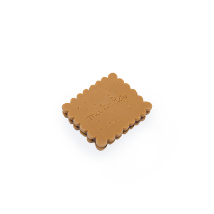 Anneau de dentition en caoutchouc Biscuit Puce  Pilou Moulin Roty