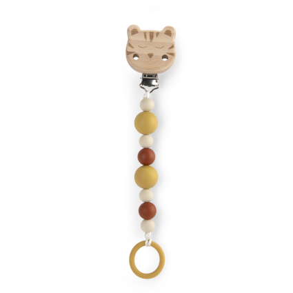 Attachetetine bois silicone La foret Mawa Moulin Roty