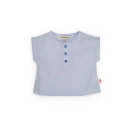 Blouse imprime carreaux  Loris