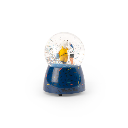 Boule a neige musicale Puce  Pilou Moulin Roty