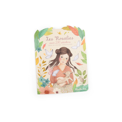 Cahier 230 stickers Les Rosalies Moulin Roty