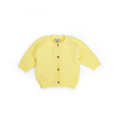 Cardigan jaune pastel  Lumiere