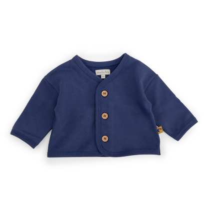 Cardigan molleton bleu Jungle  Nico