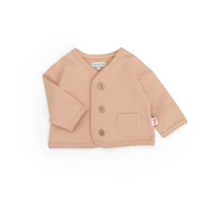 Cardigan molleton peche  Loic
