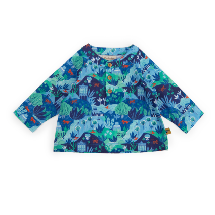 Chemise popeline imprimee ville enchantee  Nelly