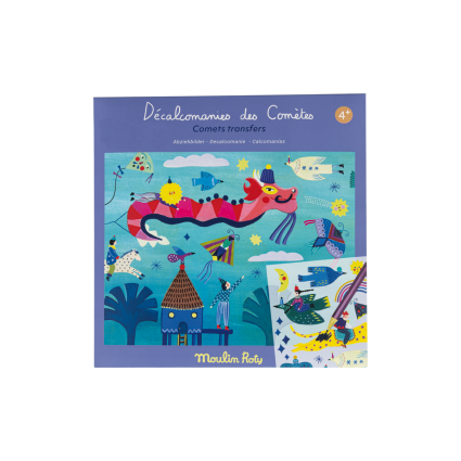 Decalcomanies Les cometes filantes Moulin Roty
