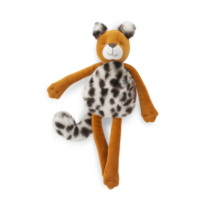 Doudou hochet leopard Taigo La foret Mawa Moulin Roty