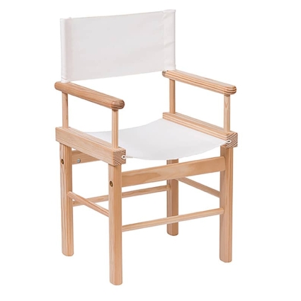 Fauteuil metteur en scène personnalisable naturel