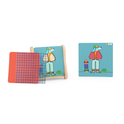 Jeu de logique mix and match Les Loufoques Moulin Roty