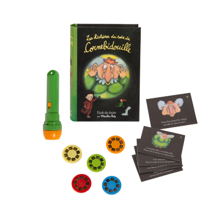 Lampe à histoires livre Cornebidouille